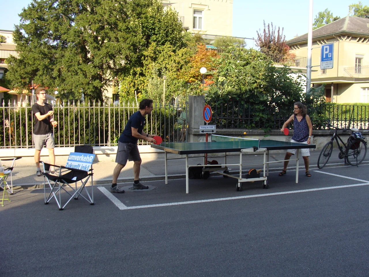 Spiele statt Parkplatz am PARK(ing) Day 2020 in Burgdorf