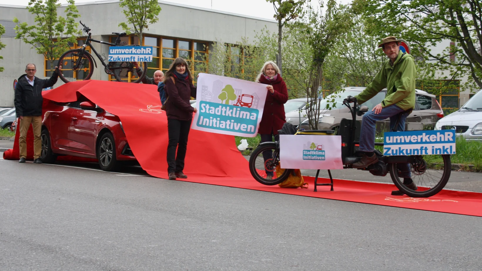 Foto der Lancierungsktion der Stadtklima-Initiativen in Winterthur