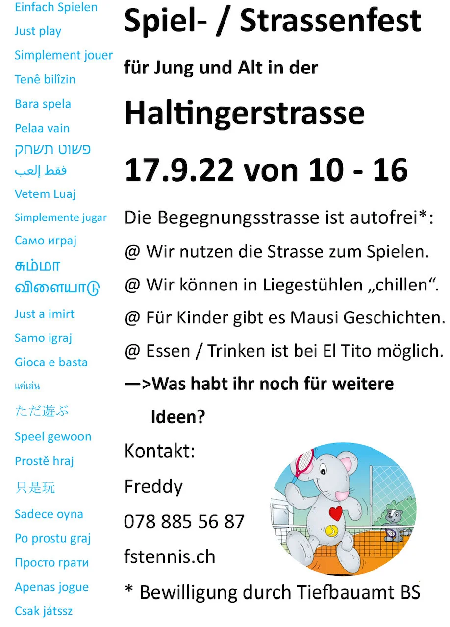 Strassenfest Haltingerstrasse 2022