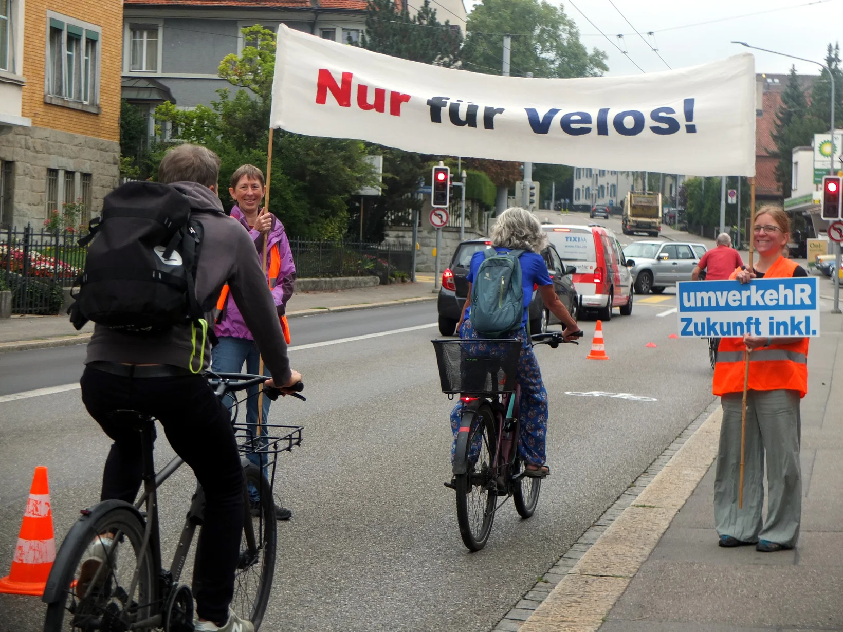 Veloweg Klusplatz