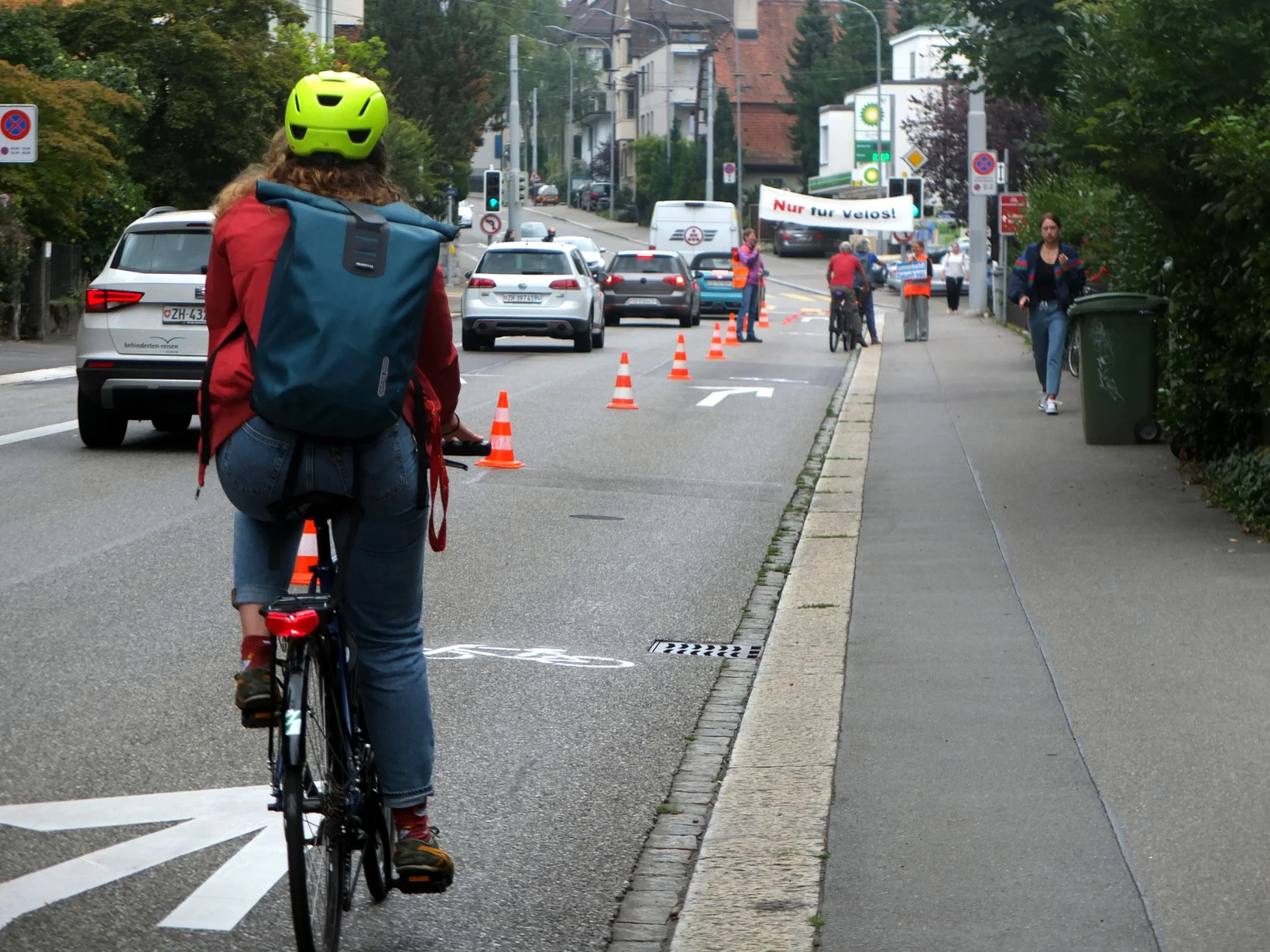 Veloweg Klusplatz