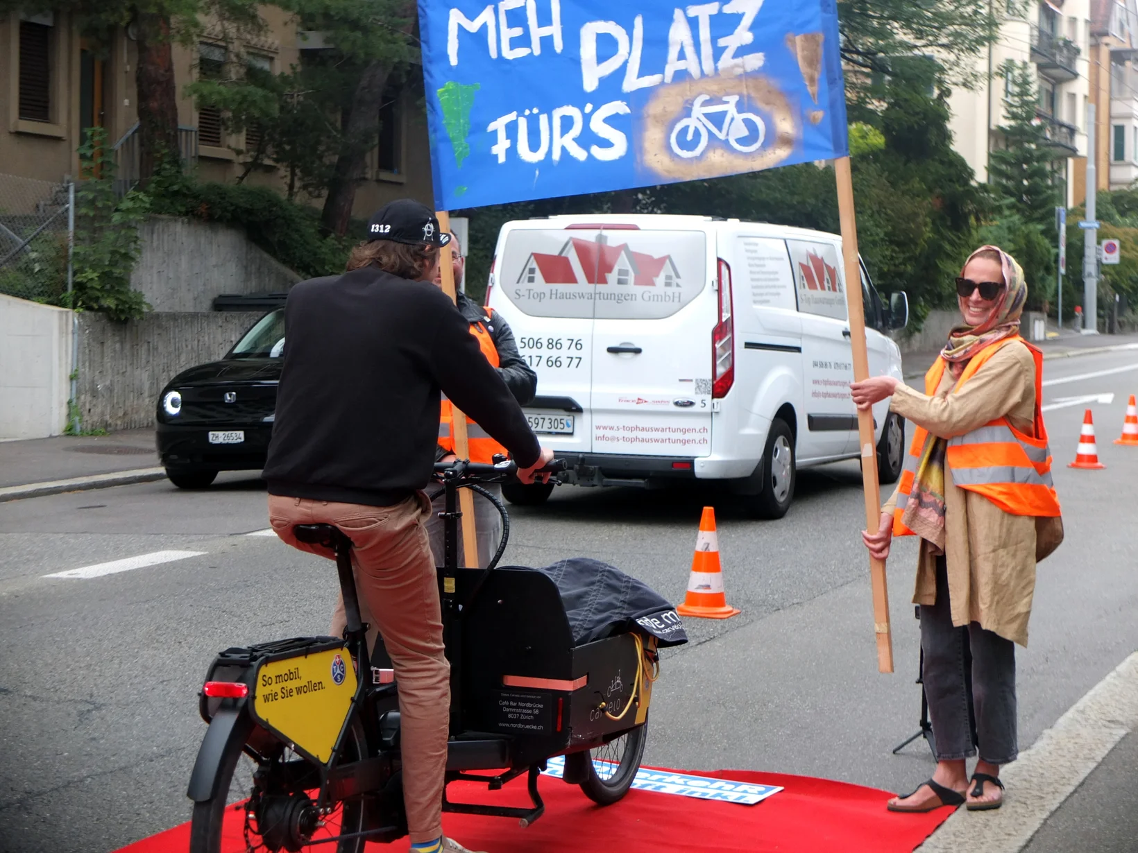 Veloweg Klusplatz