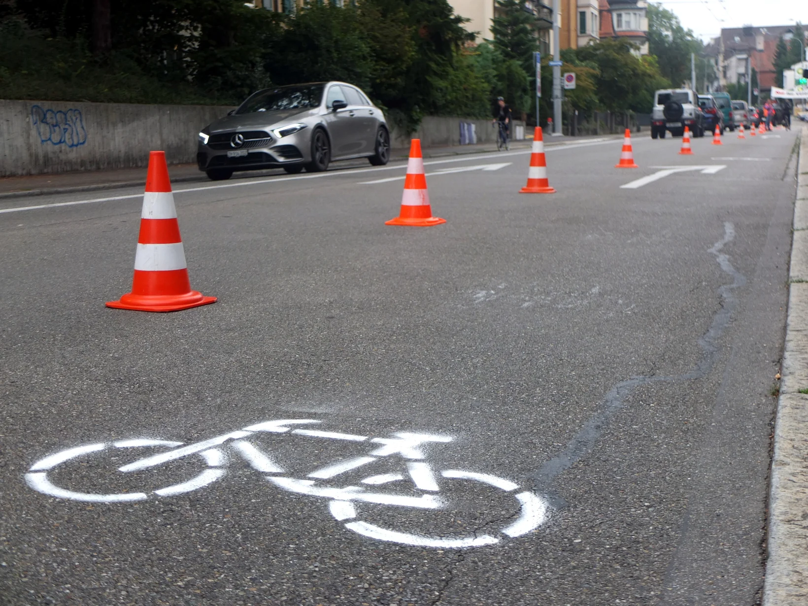 Veloweg Klusplatz