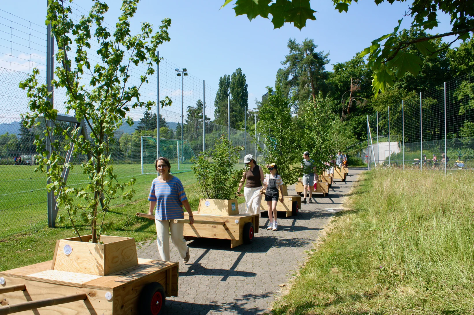 Wanderbaumparade Hardturmstrasse