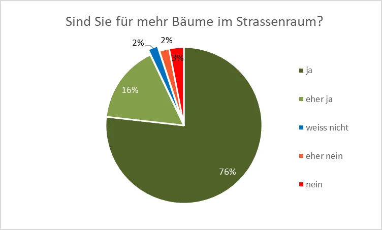 Mehr Bäume im Strassenraum