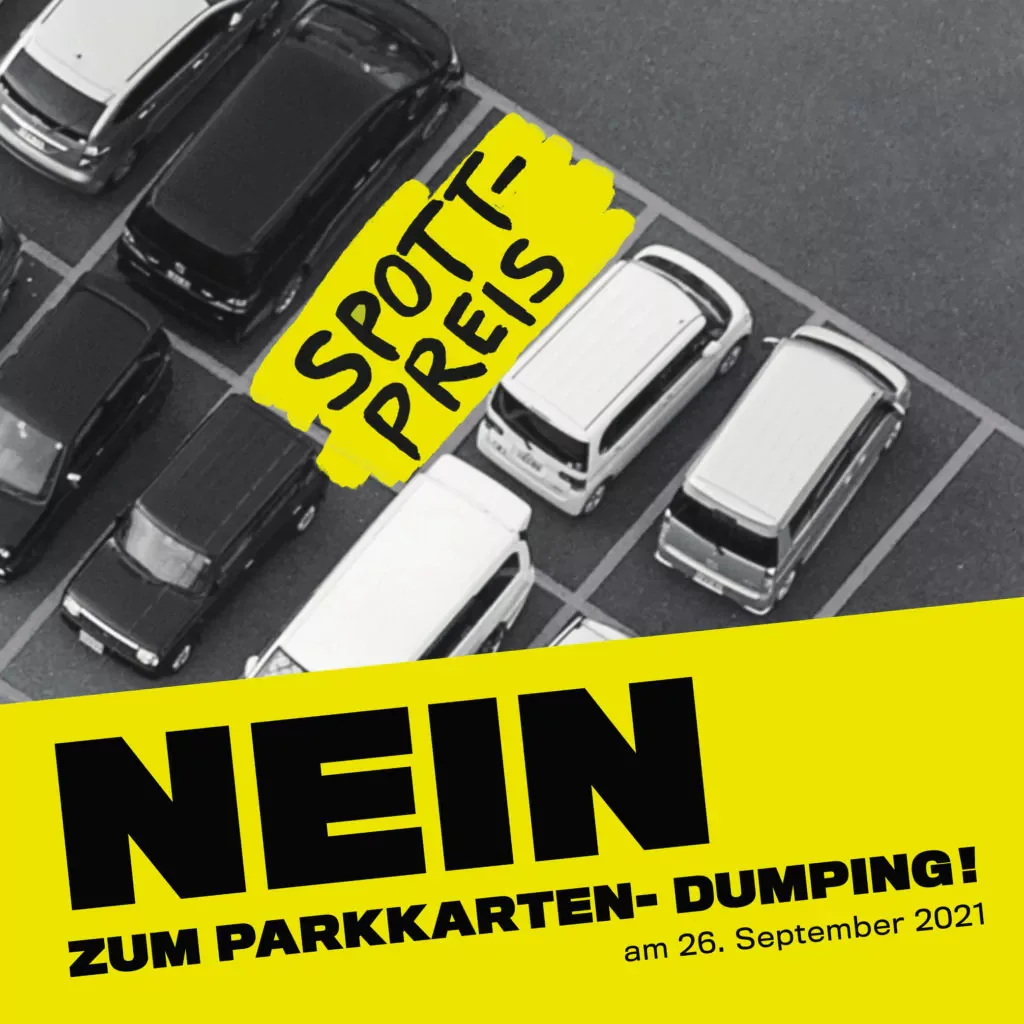 Nein zum Parkkarten-Dumping