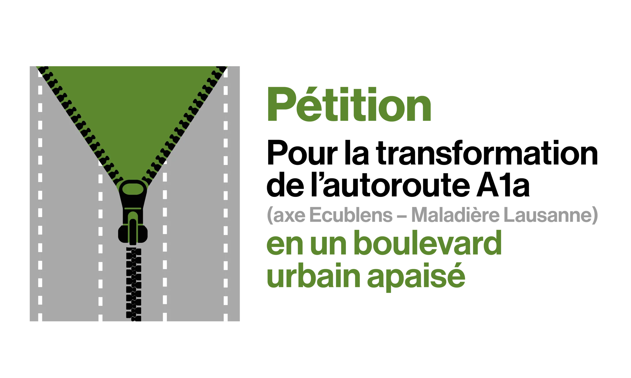 logo Pétition pour transformer l'autoroute A1a en bvd urbain