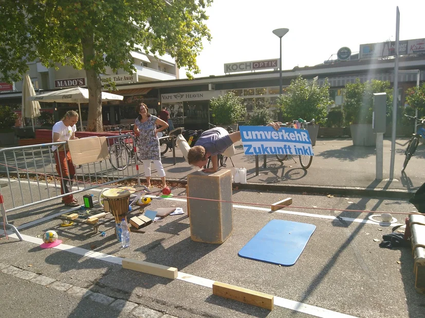 Zirkus Filacro statt Parkplatz von Martin am PARK(ing) Day 2020 in Uster